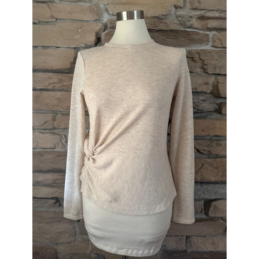 NEW Sanctuary Knot Your Business Top Long Sleeve Knit CT3645KJO Size S